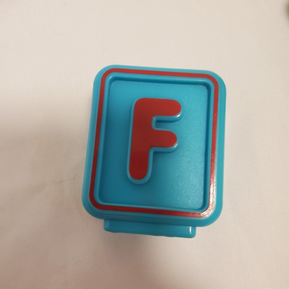 Vtech Sit to Stand Alphabet Train Replacement Letter Blocks F Fish